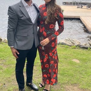 Free People Retro Romance Midi Dress